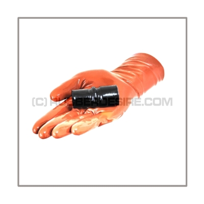 Adaptor A-MEDI-22MF in black with mediports 22 mm male to 22 mm female